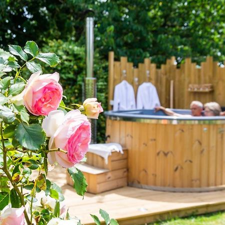 Cabane En Bois Avec Bain Nordique Asnieres-sur-Vegre Bagian luar foto